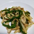 葉瑠。's cooksnap of when they made 鶏胸肉とピーマンの青椒肉絲風☆豚こまでも.
