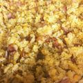 つききょん80Q☆'s cooksnap of when they made ちらし寿司残り＆酢飯で☆チャーハン.