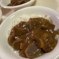 papikun's cooksnap of when they made 紫じゃがいものカレー.