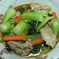 のちぞう's cooksnap of when they made チンゲン菜と豚肉の中華風炒め.