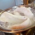 ももいろふらみんご's cooksnap of when they made こってり好きにはたまらない！豚の背脂処理.