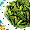 ふうはっちゃん's cooksnap of when they made 冷凍いんげんの炒め物.