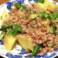 QPはにー's cooksnap of when they made オクラとじゃがいも.