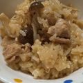 １まき's cooksnap of when they made 餅米消費に！豚バラときのこのおこわ.