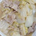 ちーゆづアーちゃん☆'s cooksnap of when they made フライパンに入れるだけ白菜豚の味噌バター.