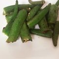 チェリチョコ's cooksnap of when they made オクラのカレー風味焼.