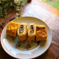 haruku221's cooksnap of when they made ベーコンと海苔の玉子焼き.