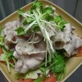 まんぼー's cooksnap of when they made 肉が柔らかな冷しゃぶサラダ.