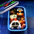 景と浩's cooksnap of when they made 丸いおにぎりdeペンギン弁当.