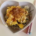 スマイル♡'s cooksnap of when they made 簡単！朝食に一人ごはんに　「いり卵丼」.
