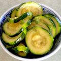 Moggieneko's cooksnap of when they made 箸が止まらないズッキーニの漬物.
