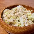 まなポコ's cooksnap of when they made 簡単☆もやしとキャベツの絶品ナムル.