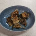 marriott's cooksnap of when they made レンジで！！秋刀魚や鯵の骨せんべい♪.