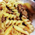 カノン530's cooksnap of when they made ひき肉・ケチャップで☆ペンネボロネーゼ風.