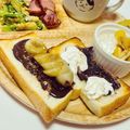 choco831's cooksnap of when they made チョコバナナきなこトースト♥.