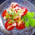 ❤️かわだん❤️'s cooksnap of when they made トマトとガリの前菜.