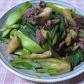 ゆみにゃむ's cooksnap of when they made 簡単♪♪✿青梗菜と❀エリンギの炒め✿.