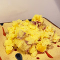 a8com's cooksnap of when they made 秋はさつま芋とたくあんのポテサラ.