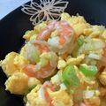 しげその's cooksnap of when they made 海老たま炒め.