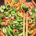 クックFGOSEJ☆'s cooksnap of when they made 簡単！ゴーヤ・豚ひきにく・人参味噌炒め.