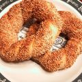 チェリチョコ's cooksnap of when they made トルコのごまいっぱいリングパン　シミット.