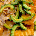 ドドレミ♪'s cooksnap of when they made ゴーヤと厚揚げの★ピリ辛★ごま味噌炒め.