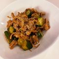 ayachan66's cooksnap of when they made きゅうりと鶏ささみのピリ辛サラダ.