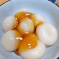 咲わんこ's cooksnap of when they made 豆腐のお月見団子☆かぼちゃあん.