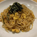 スキピオ's cooksnap of when they made 麺つゆ梅マヨパスタ.