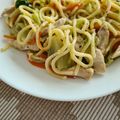 にころな's cooksnap of when they made レタスと豚肉のガーリック塩焼きそば.