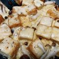 Ｍatu☆Music's cooksnap of when they made 糖質オフ！ふわふわ厚揚げきのこチーズのせ.