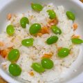 ヒロ♪エリ's cooksnap of when they made ズボラな私の✿鮭と枝豆の混ぜ込みご飯。.
