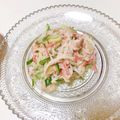 みいぽぽぽん's cooksnap of when they made 簡単☆キュウリとツナかにかまのサラダ.