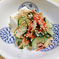 ÿuuka☆212's cooksnap of when they made ちょっと中華風☆カニカマの冷奴.
