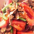 eriko720's cooksnap of when they made 醤油麹で薄切り牛肉とトマトの炒め物.