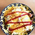 salymama's cooksnap of when they made ホテルのお子様オムライス（自宅アレンジ）.