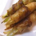 sonop's cooksnap of when they made 豚バラのねぎ巻き巻き♪柚子こしょうゆ味.