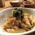 わかばのあおちゃん's cooksnap of when they made オイルサーディンの和風ショートパスタ.