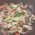 さとchan☆'s cooksnap of when they made 牛肉ときゃべつのカレー炒め.