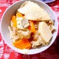 michhey's cooksnap of when they made 簡単！ 筍 しめじ 人参の 炊き込みご飯.