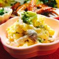 ✽チョコⅠＨ✽'s cooksnap of when they made しめじとブロッコリー塩麹辛子マヨポテサラ.