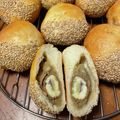 チャトラ２１'s cooksnap of when they made HBでカンタン！かわいい栗あんぱん.