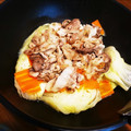 麻's cooksnap of when they made 丸ごとキャベツと豚バラの蒸し焼き.
