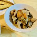 kotorinpi's cooksnap of when they made 練りごまでコクうま☆れんこんと鶏肉の煮物.