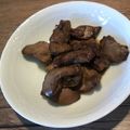 Yokchina's cooksnap of when they made 簡単アンティパスト♪鶏レバーの赤ワイン煮.