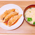 ▼bxb's cooksnap of when they made レンジで３分簡単♪ささみの焼肉のたれ蒸し.