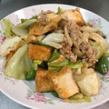 クリちゃん0309's cooksnap of when they made 豚・キャベツ・厚揚げのピリ辛中華風炒め.