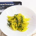 horseland's cooksnap of when they made 沢庵と大葉の和え物.
