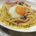 akk0san's cooksnap of when they made 和風カルボナーラ？☆味噌クリームのパスタ.
