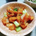 ＪＵＮちゃン's cooksnap of when they made 中華料理　お餅と鶏肉の甜麺醤炒め.
